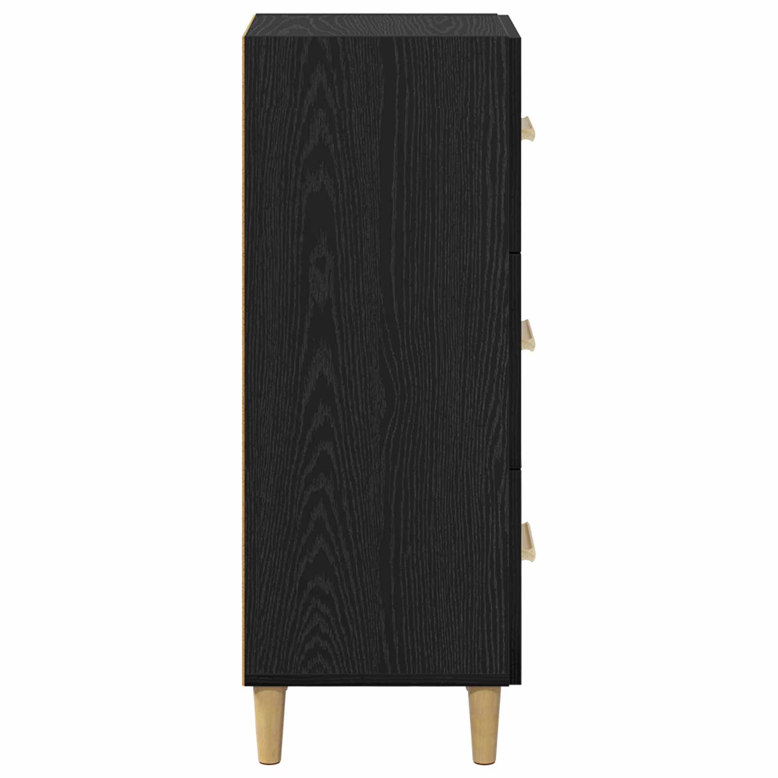 Kabala melns ozols 34.5 x 34 x 90 cm Apstrādāta koksne