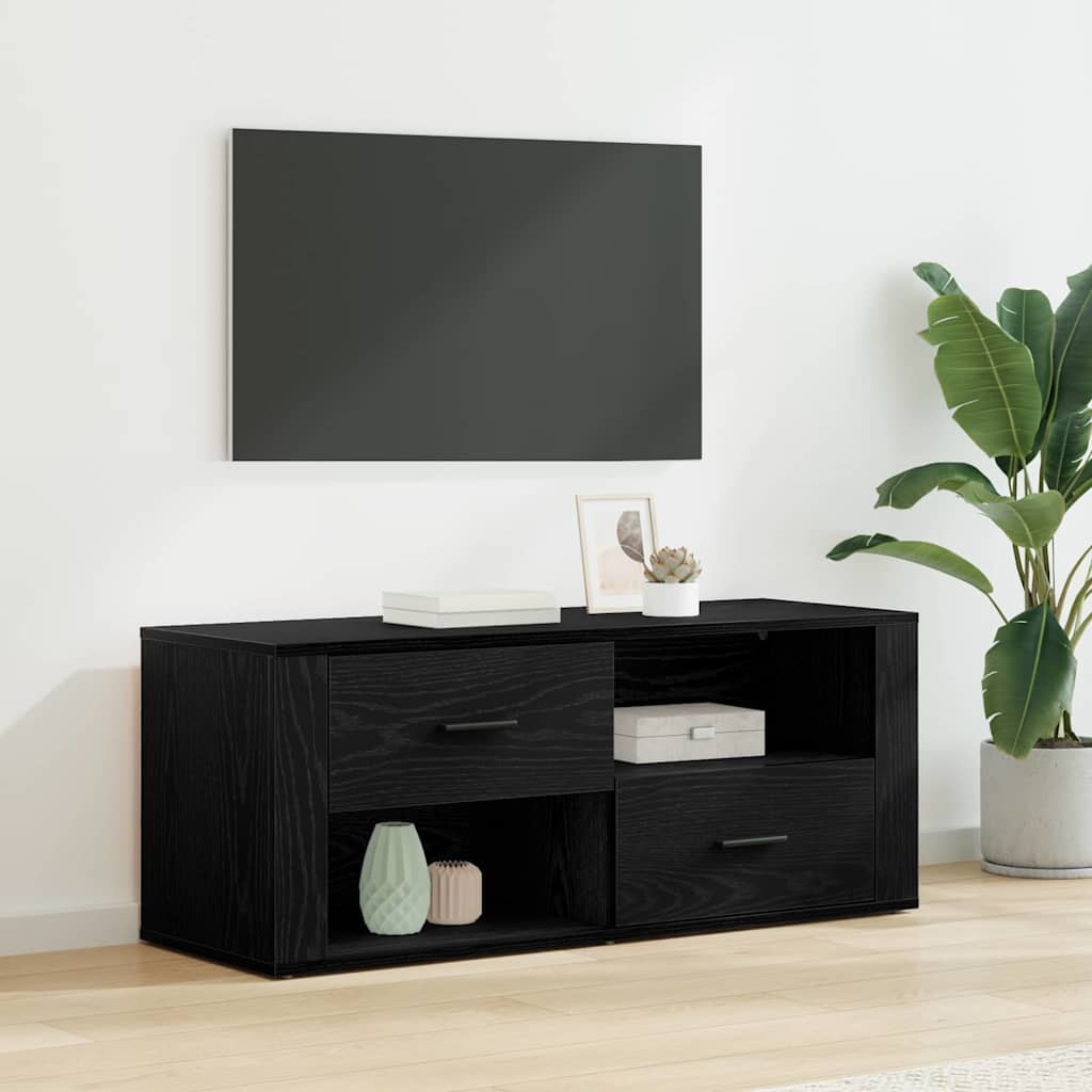 Televizoriaus spintelė Juodas ąžuolas 100 x 35 x 40 cm