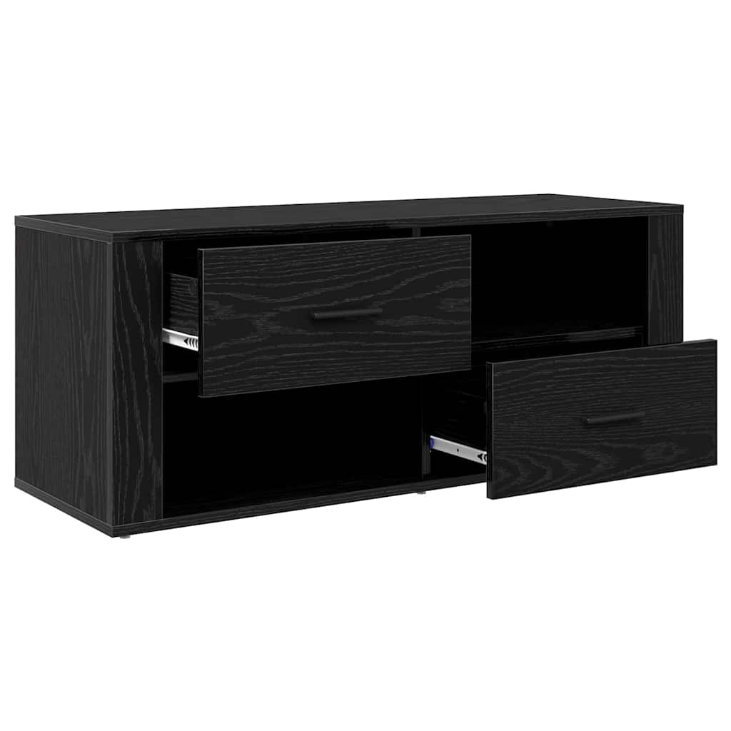 Televizoriaus spintelė Juodas ąžuolas 100 x 35 x 40 cm