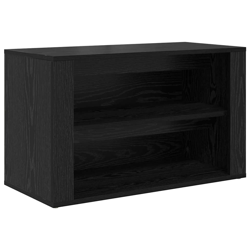 Apavu skapis, melns ozols 75 x 35 x 45 cm Inženierijas koksne