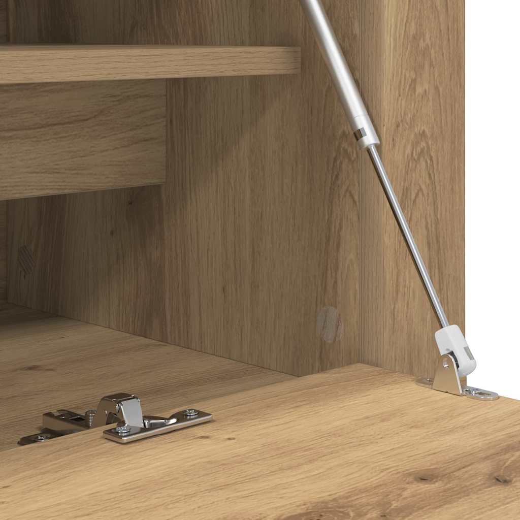 Shoe cabinet artisan oak 100 x 35 x 38 cm Engineered wood