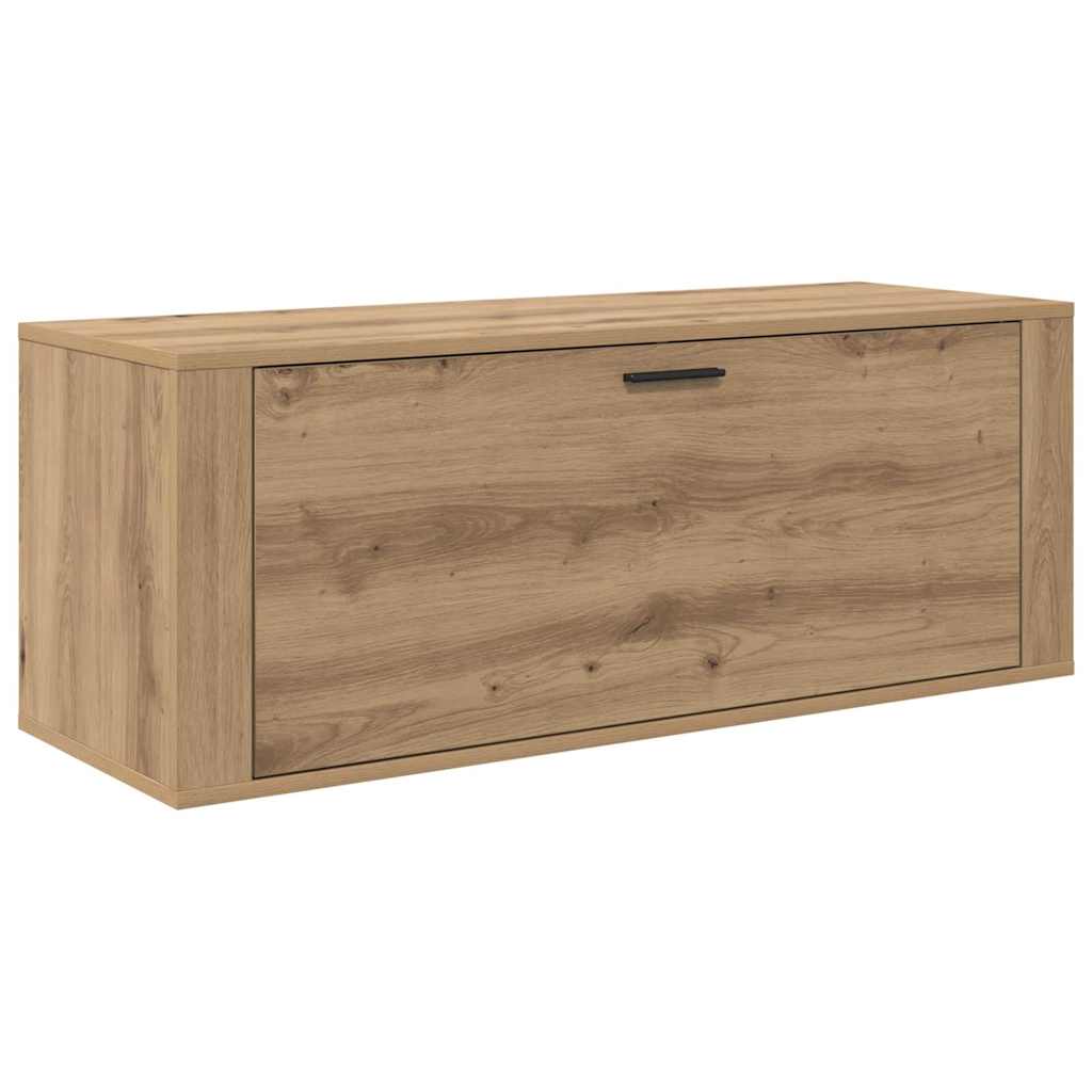 Shoe cabinet artisan oak 100 x 35 x 38 cm Engineered wood
