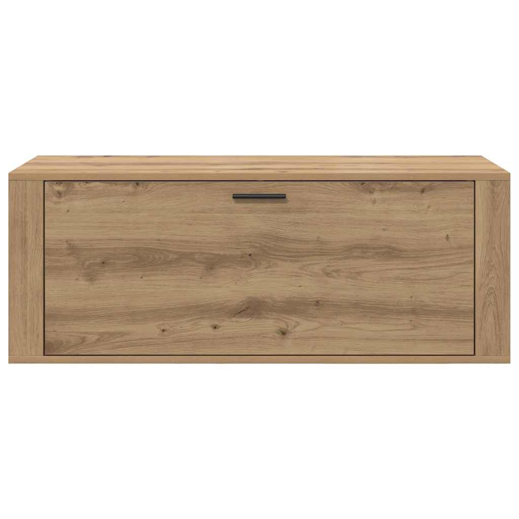 Shoe cabinet artisan oak 100 x 35 x 38 cm Engineered wood