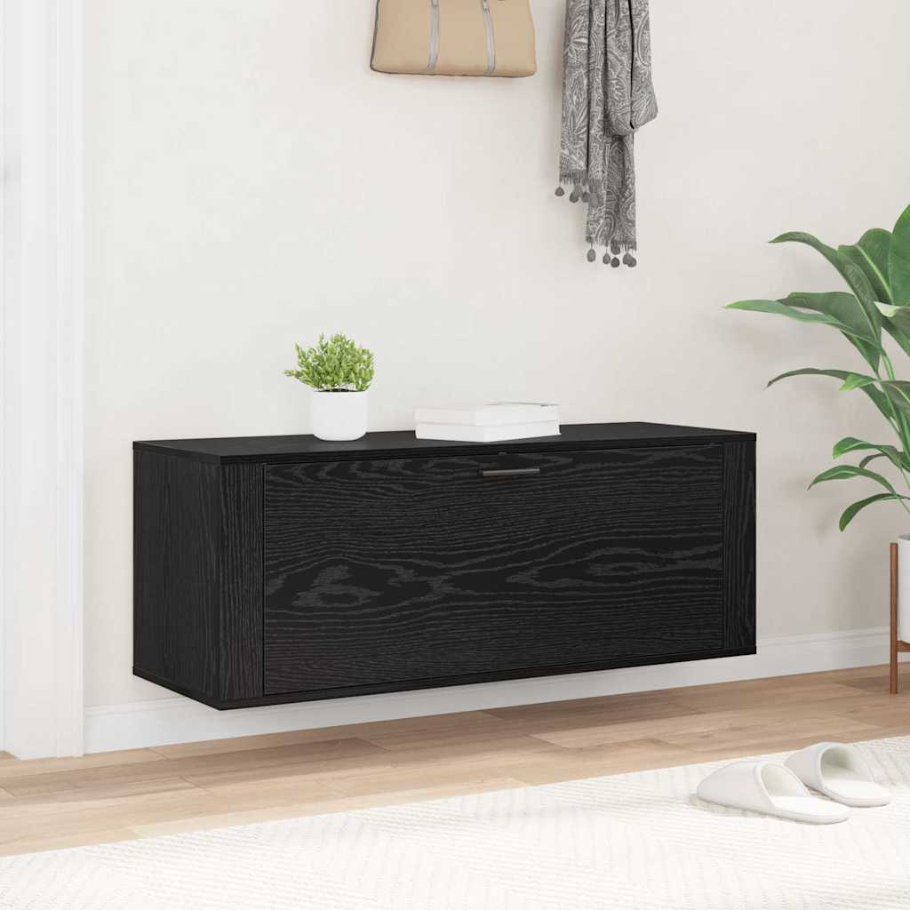 Batu skrynia juoda ąžuolo 100 x 35 x 38 cm Apdirbta mediena