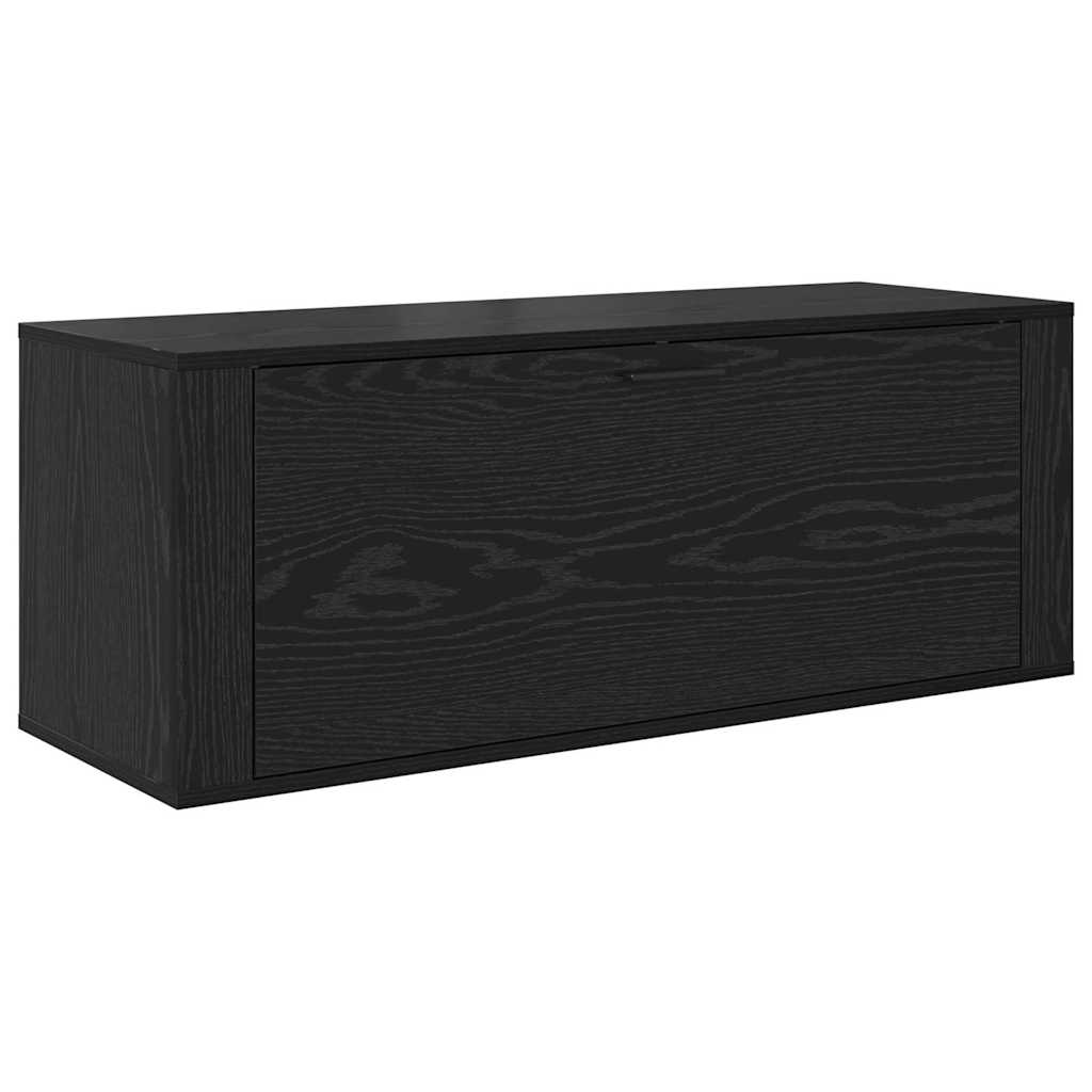 Batu skrynia juoda ąžuolo 100 x 35 x 38 cm Apdirbta mediena
