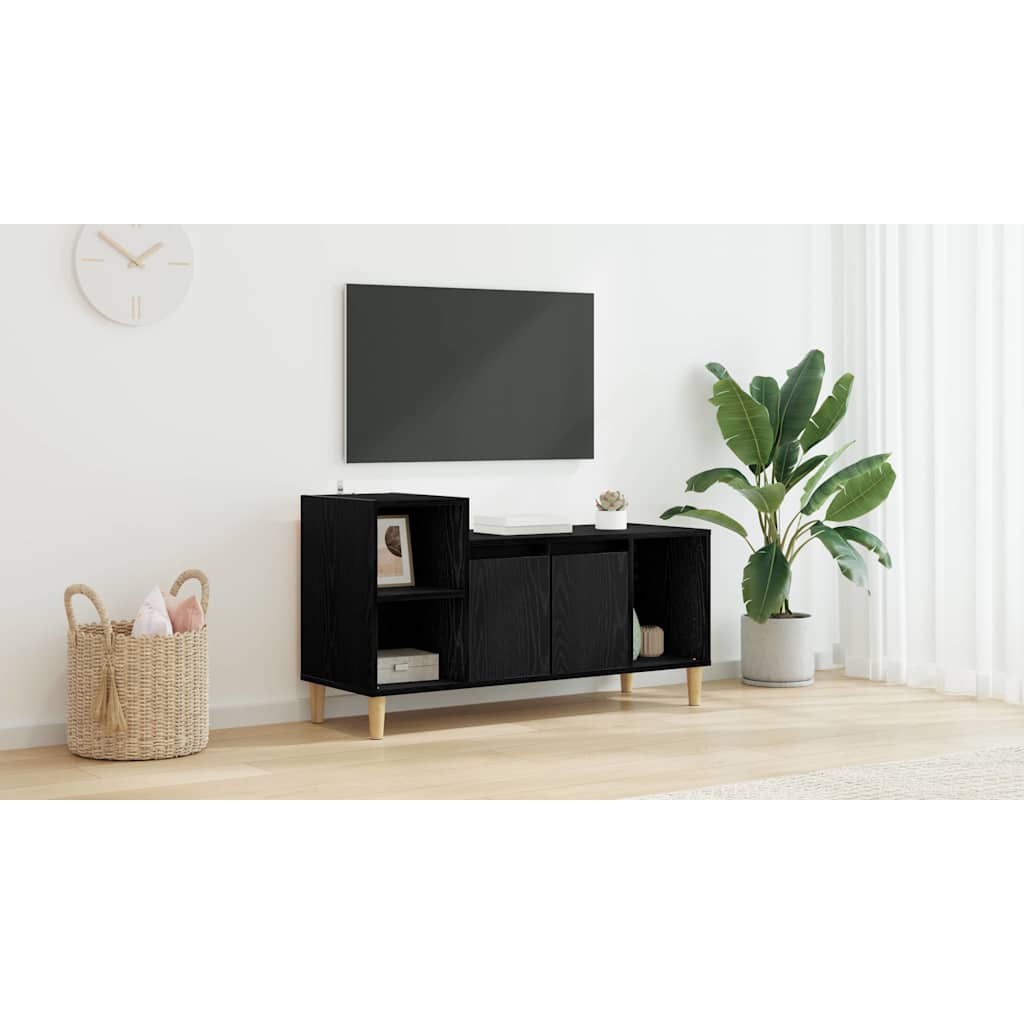Televizoriaus spintelė Juodas ąžuolas 100 x 35 x 55 cm
