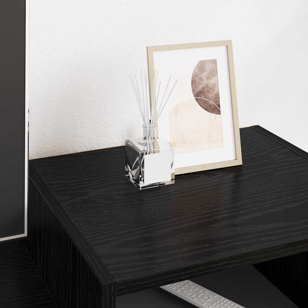 TV Cabinet Black Oak 160 x 35 x 55 cm