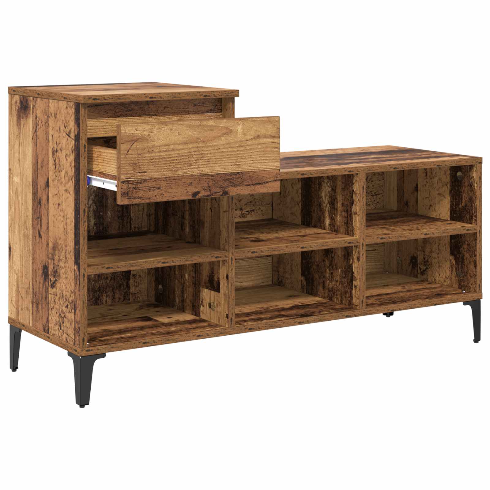 Apavu skapis, vecs koks 102 x 36 x 60 cm Pārstrādāta koksne