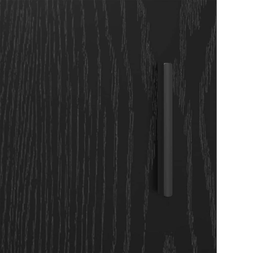 Kabalas juoda ąžuolo 30 x 80 x 90 cm Apdirbta mediena
