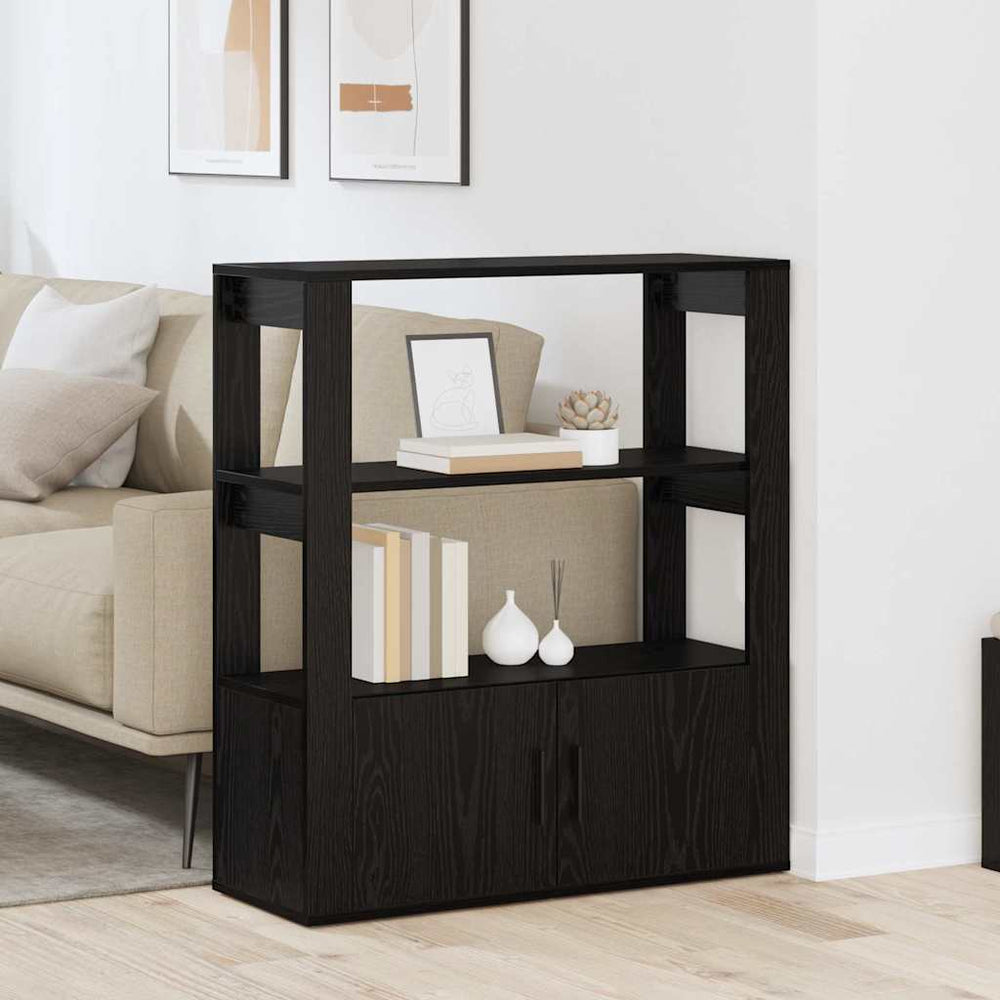 Kabalas juoda ąžuolo 30 x 80 x 90 cm Apdirbta mediena