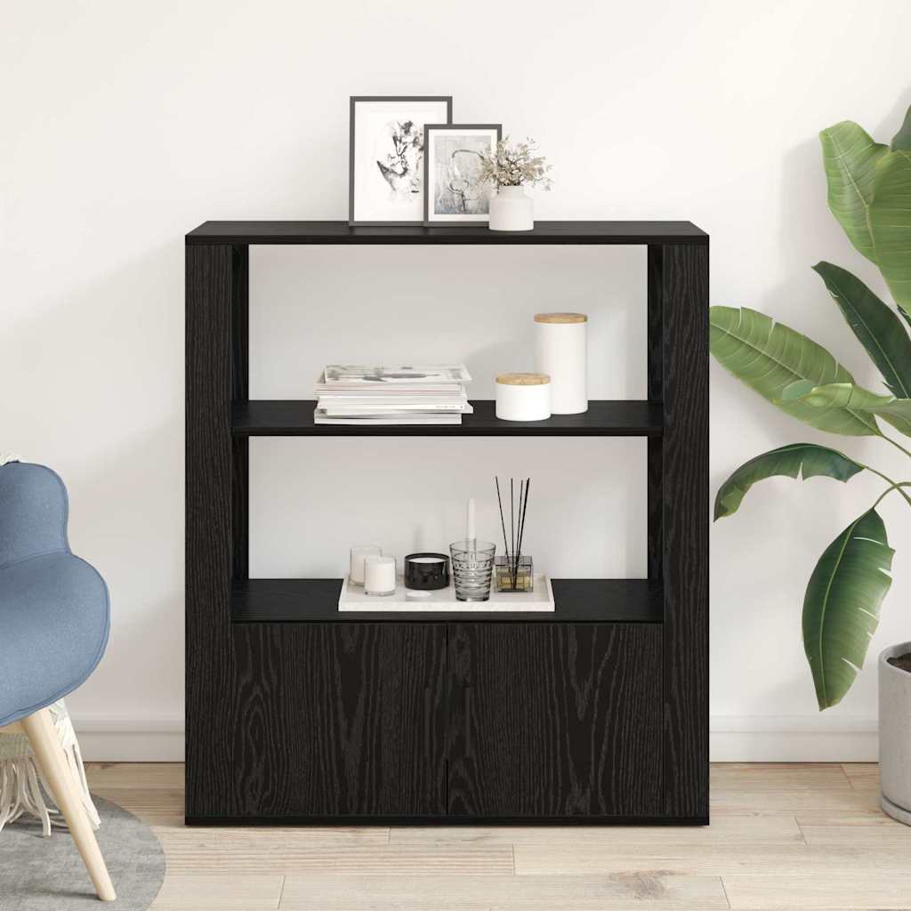 Kabalas juoda ąžuolo 30 x 80 x 90 cm Apdirbta mediena