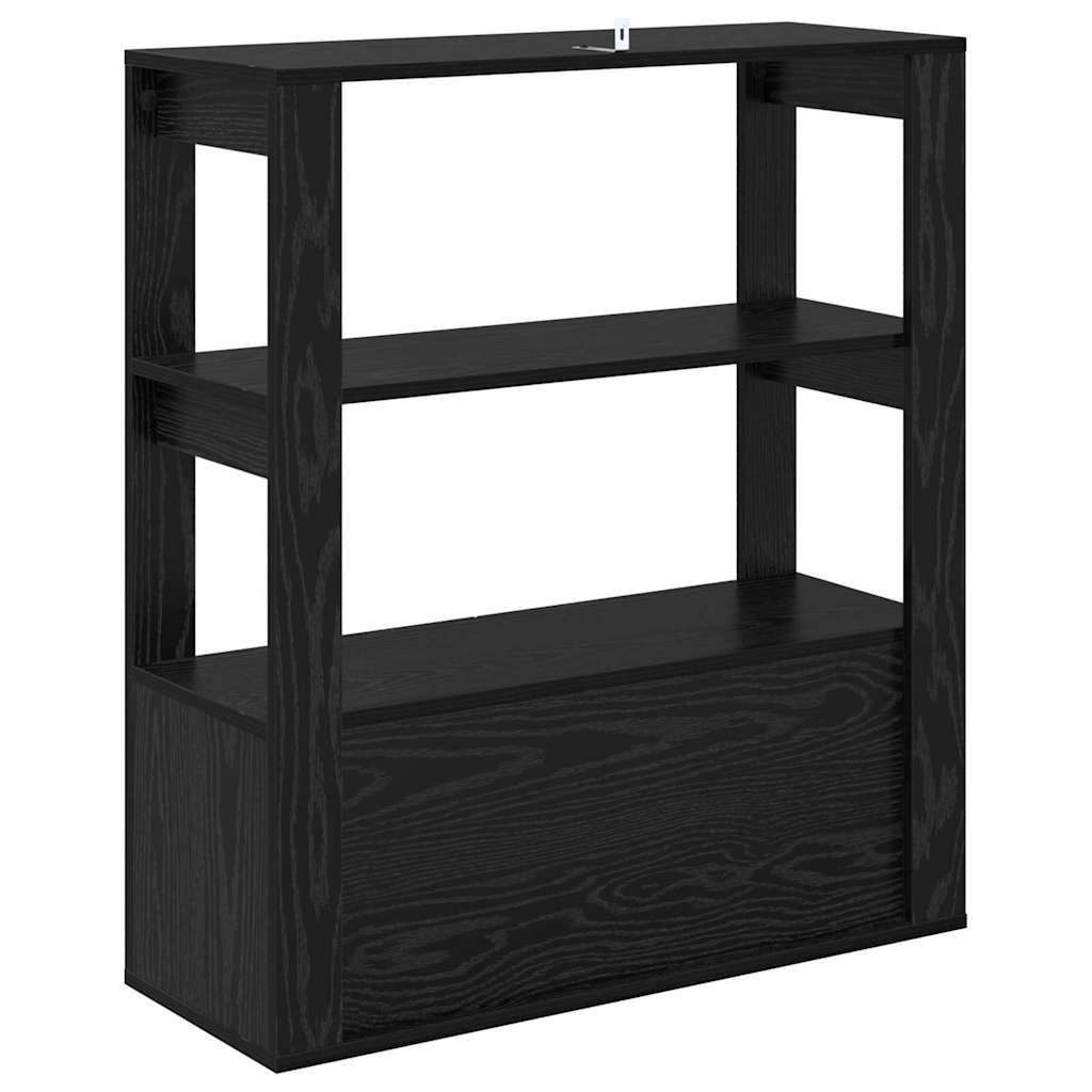 Kabalas juoda ąžuolo 30 x 80 x 90 cm Apdirbta mediena