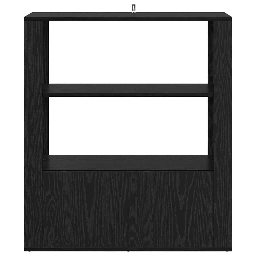 Kabalas juoda ąžuolo 30 x 80 x 90 cm Apdirbta mediena
