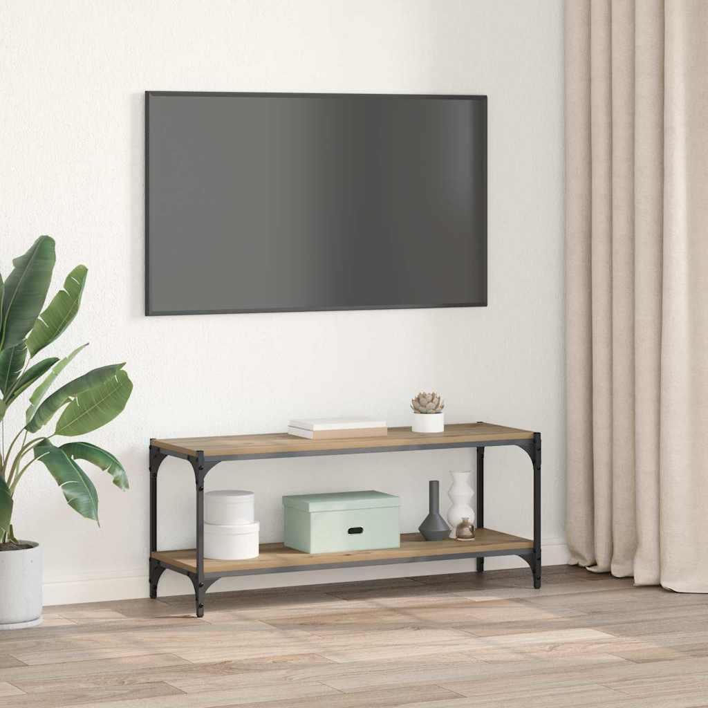 TV cabinet Craftsman oak 100x33x41cm