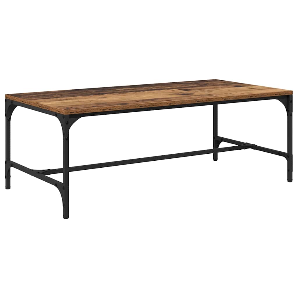 Coffee Table Antique Wood 100 x 50 x 35 cm