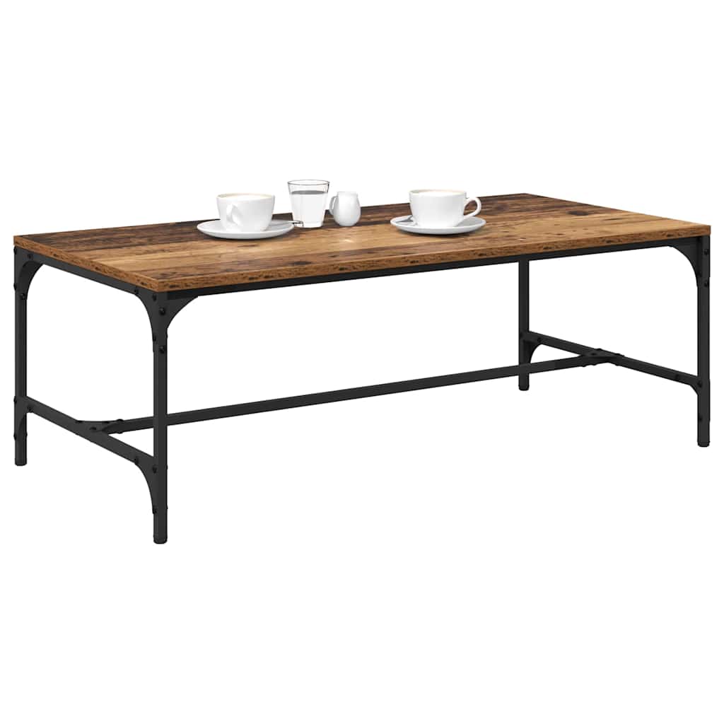 Coffee Table Antique Wood 100 x 50 x 35 cm