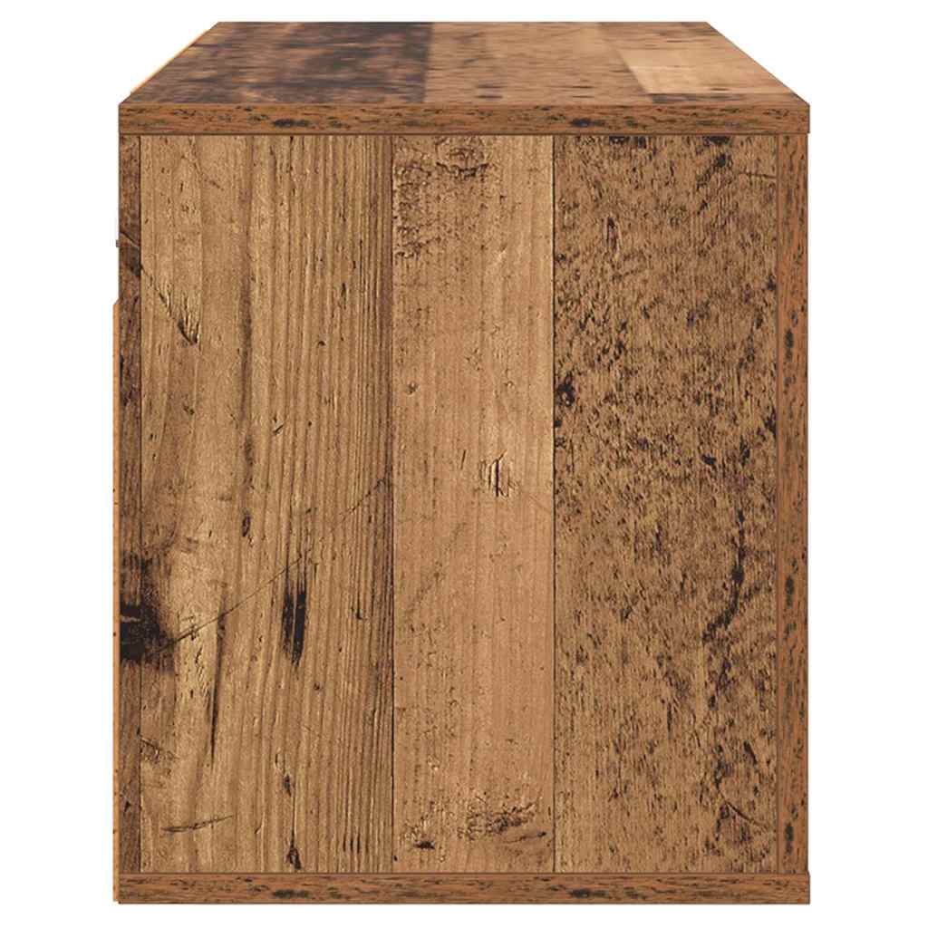 Sienas televizora skapītis Vecā koksne 80 x 34.5 x 40 cm