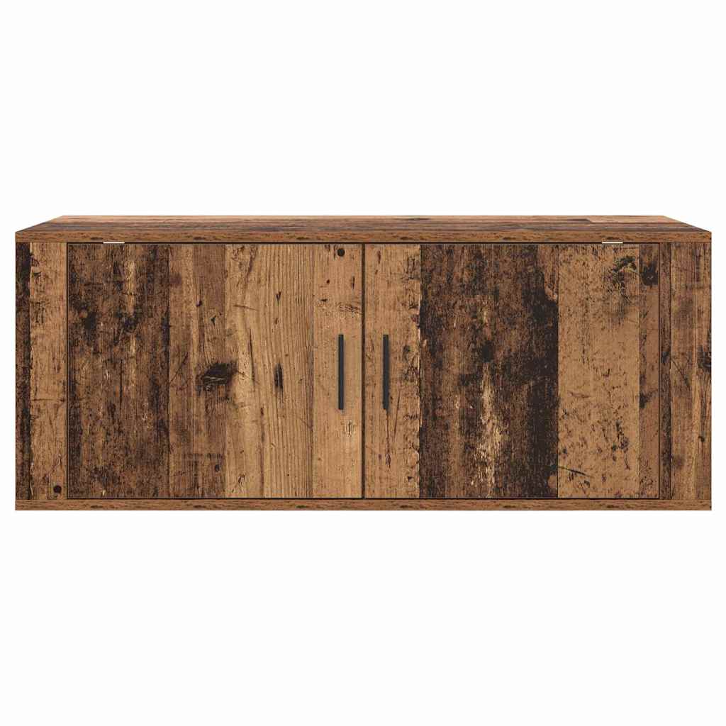 Wall-Mounted TV Cabinet Antique Wood