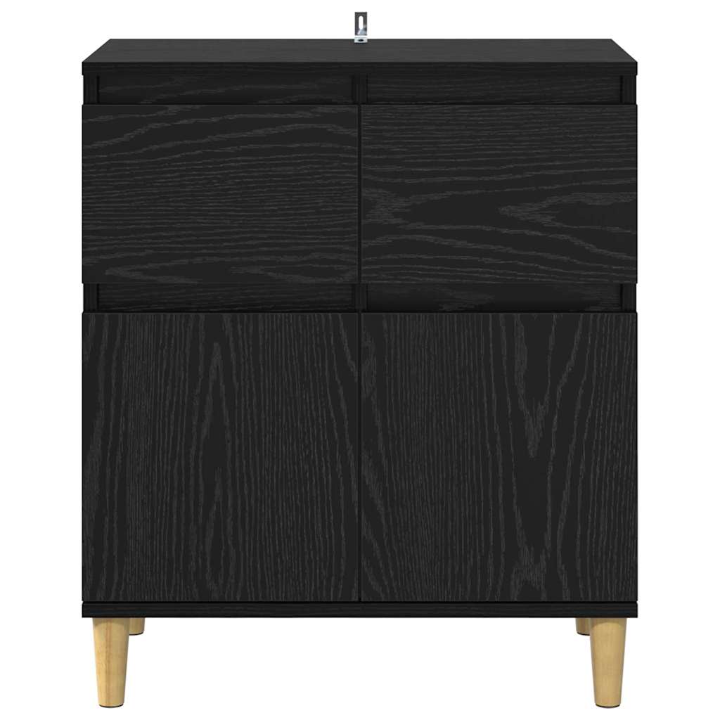 Kabalas Juodas ąžuolas 60 x 35 x 70 cm Apdirbta mediena