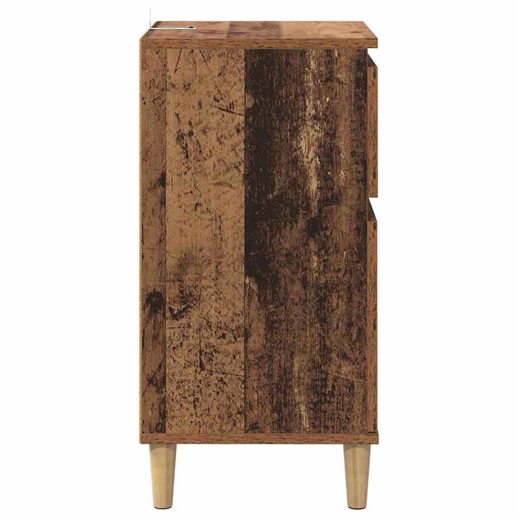Šalia lovos spintelė 2 pcs Senas medis 40 x 35 x 70 cm