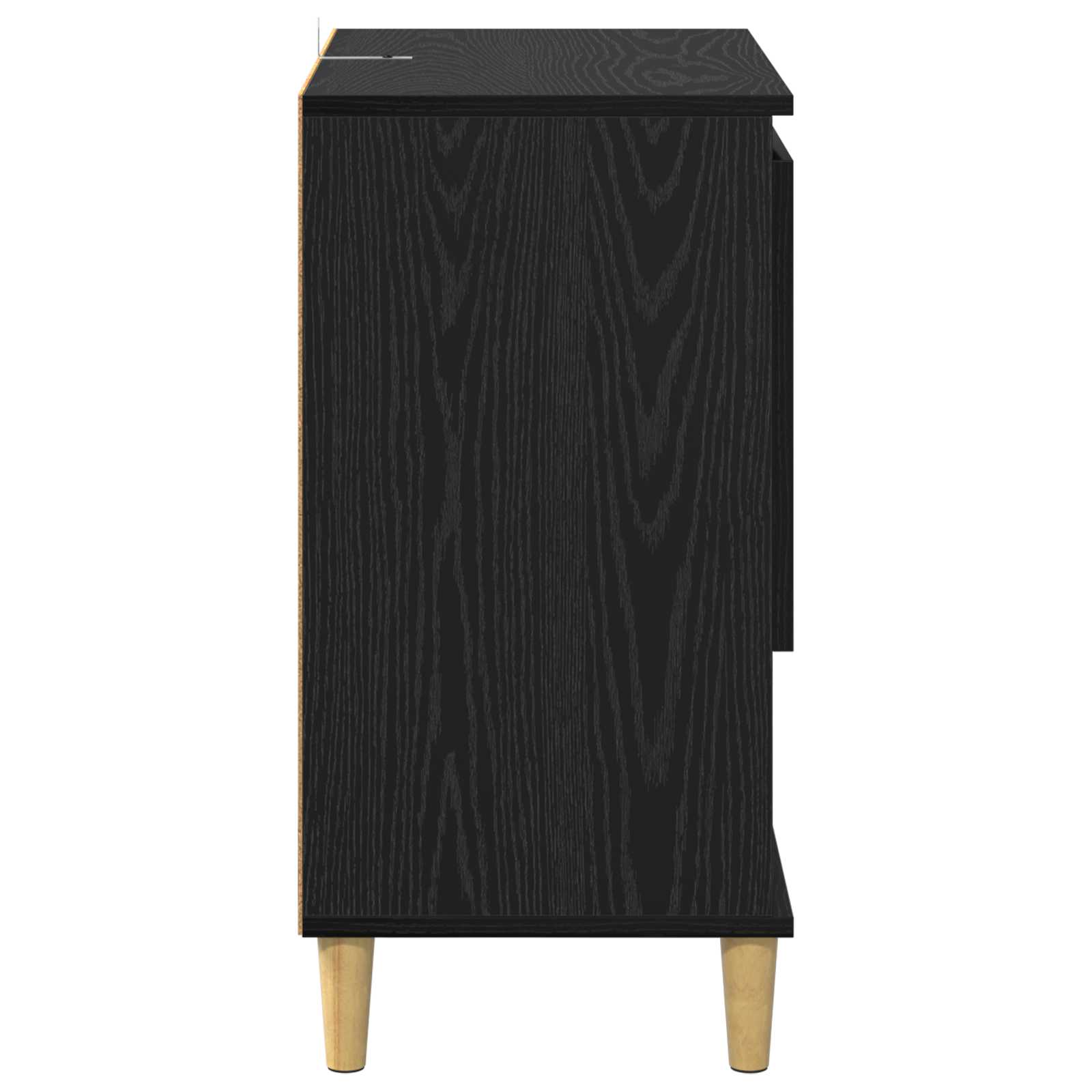 Kabalas juoda ąžuolo 35 x 60 x 70 cm Apdirbta mediena