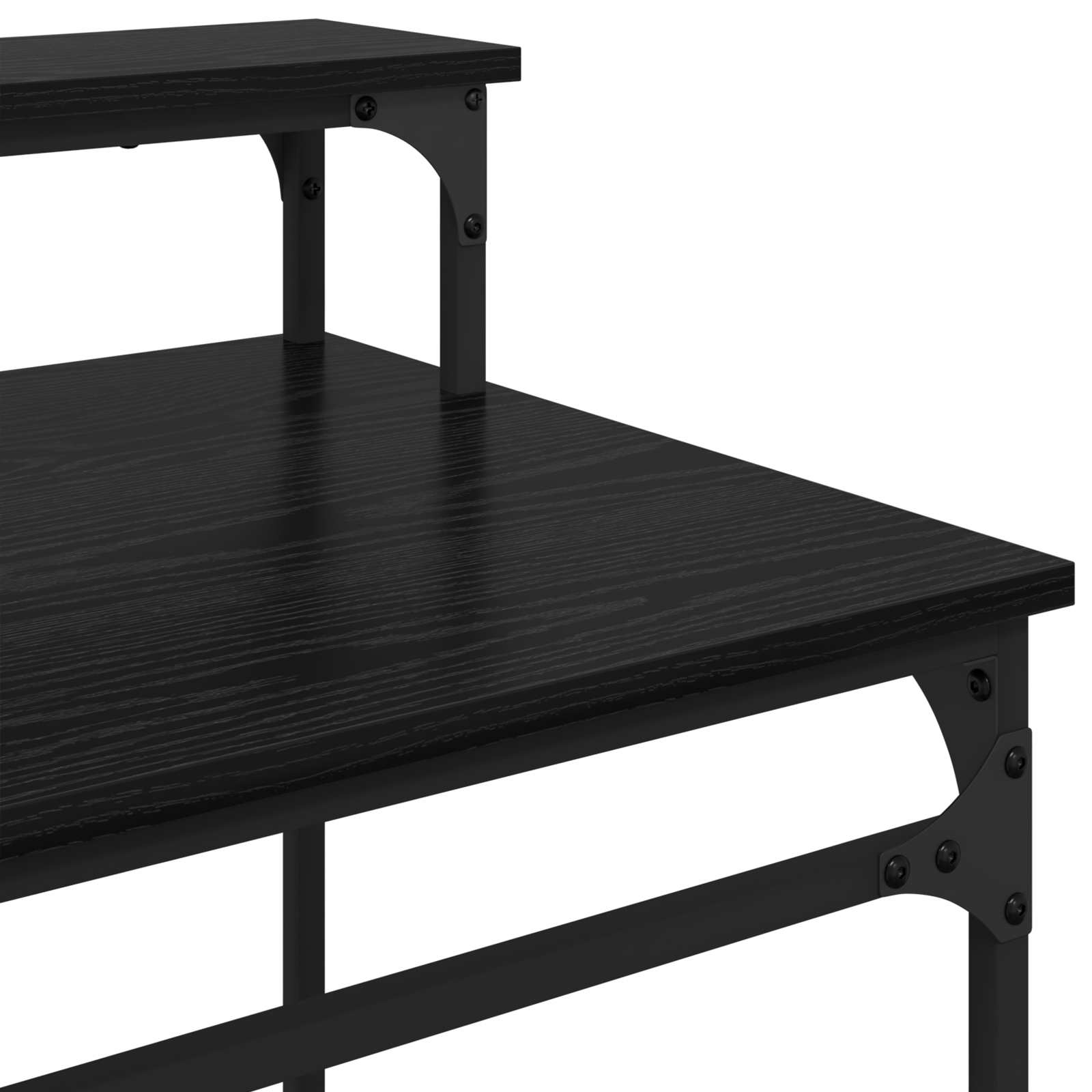 Stalas Juodas ąžuolas 100 x 50 x 90 cm Apdirbta mediena