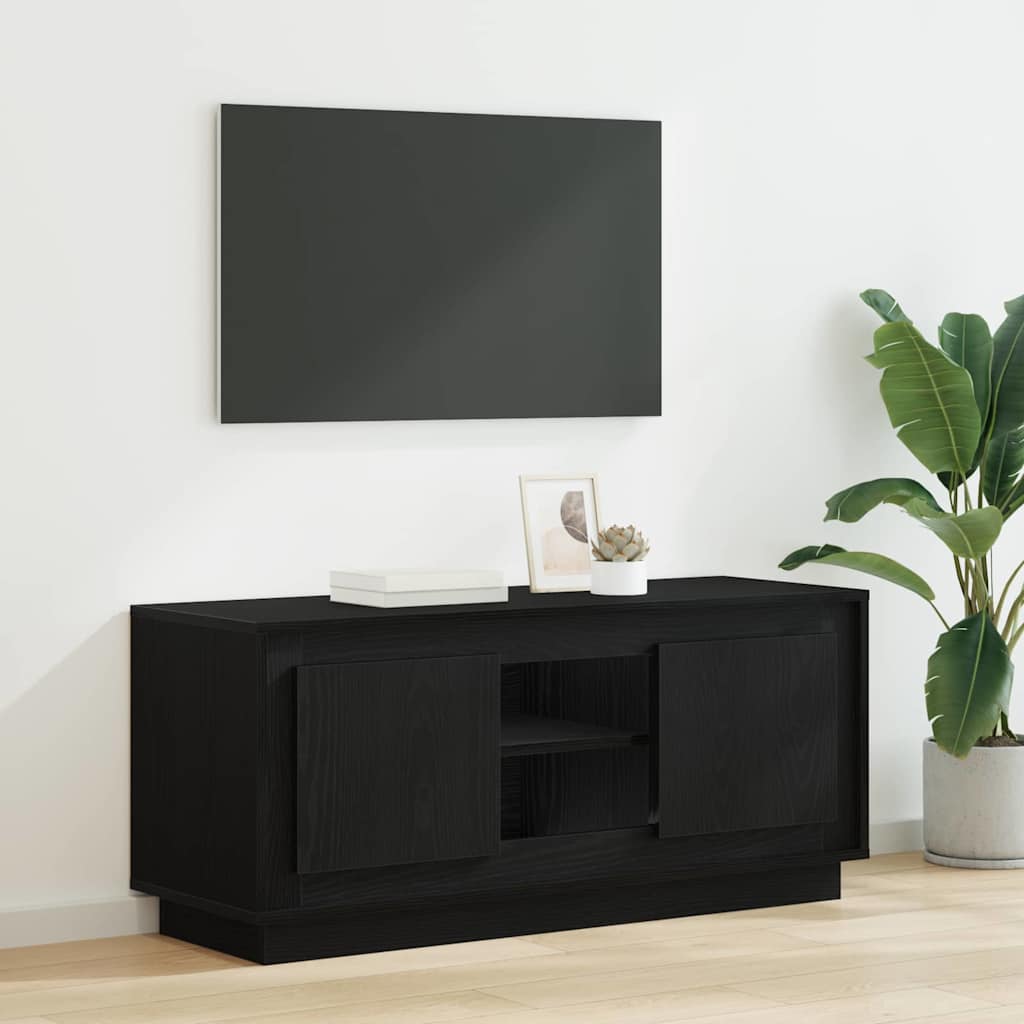 Televizoriaus spintelė Juodas ąžuolas 102 x 35 x 45 cm
