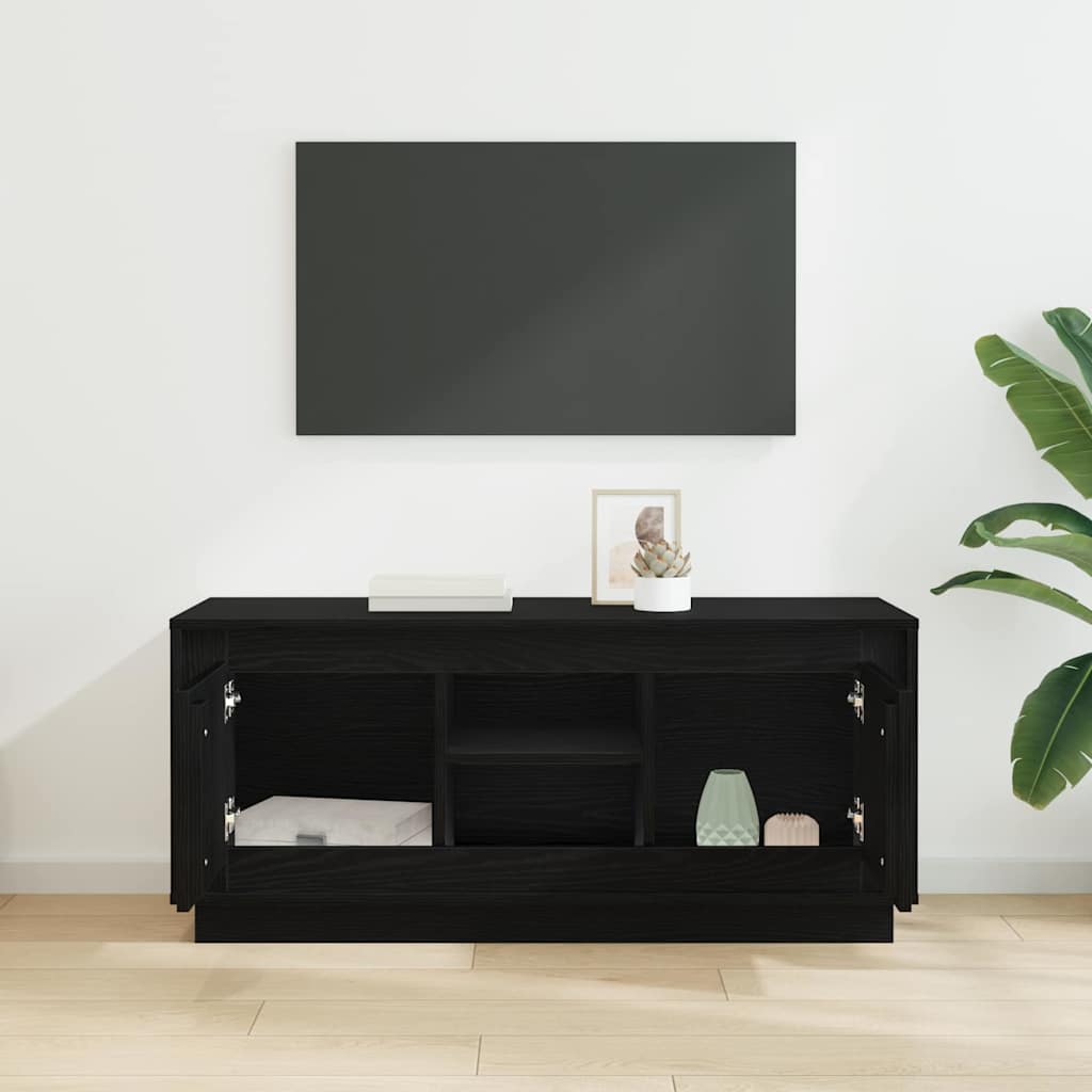 Televizoriaus spintelė Juodas ąžuolas 102 x 35 x 45 cm