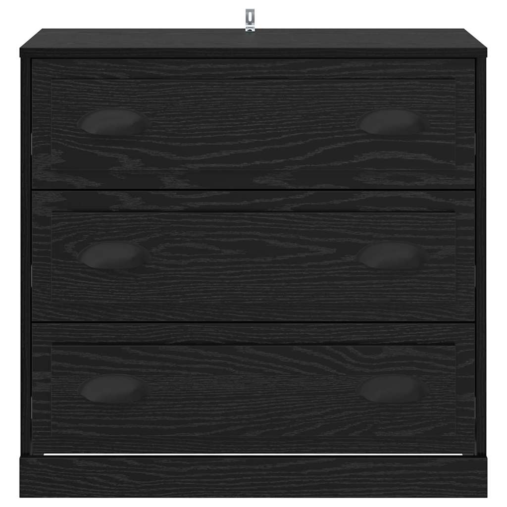Cabinet Black oak 70 x 35.5 x 67.5 cm Engineered wood