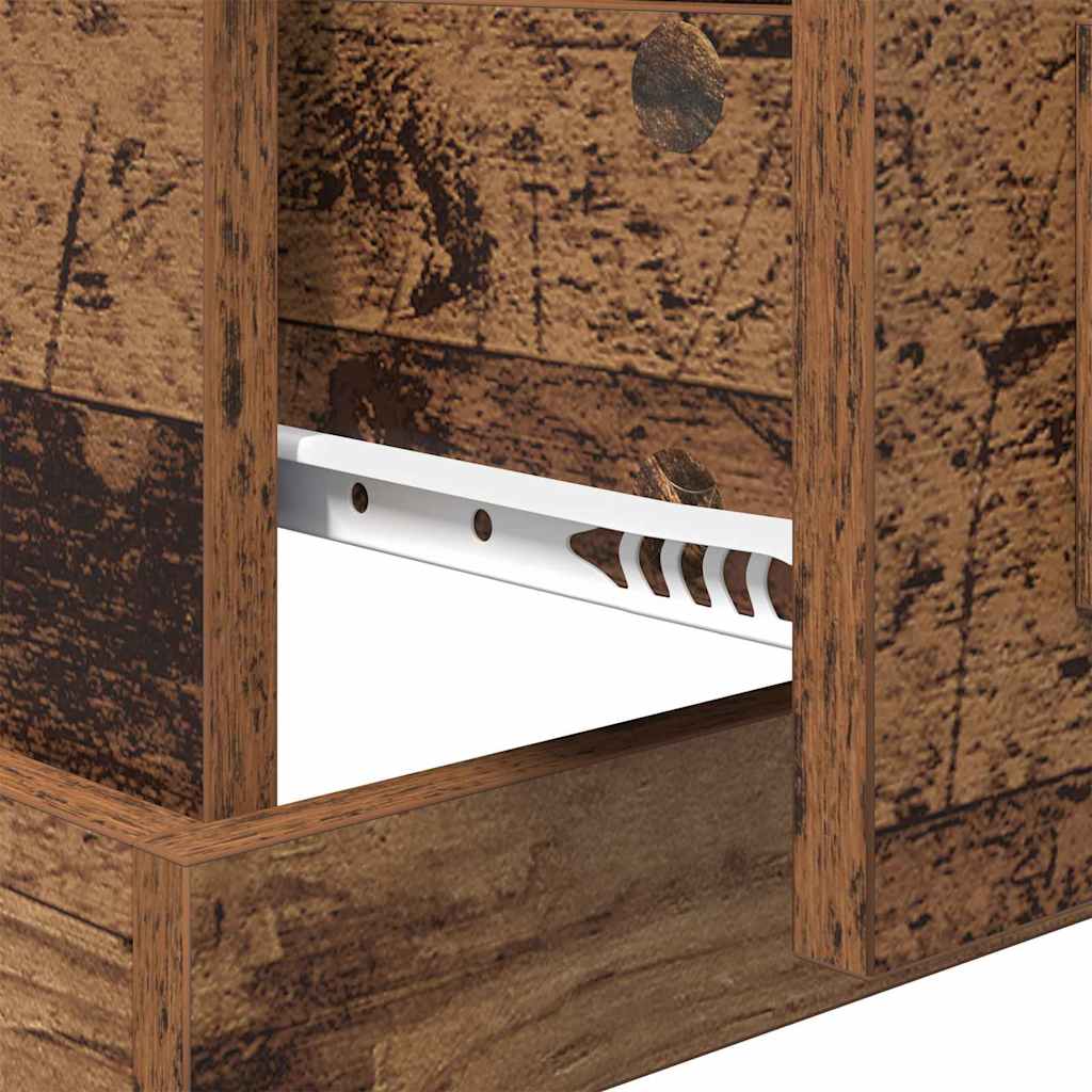 Šalia lovos spintelė su stalčių Sena mediena 50 x 50 x 60 cm