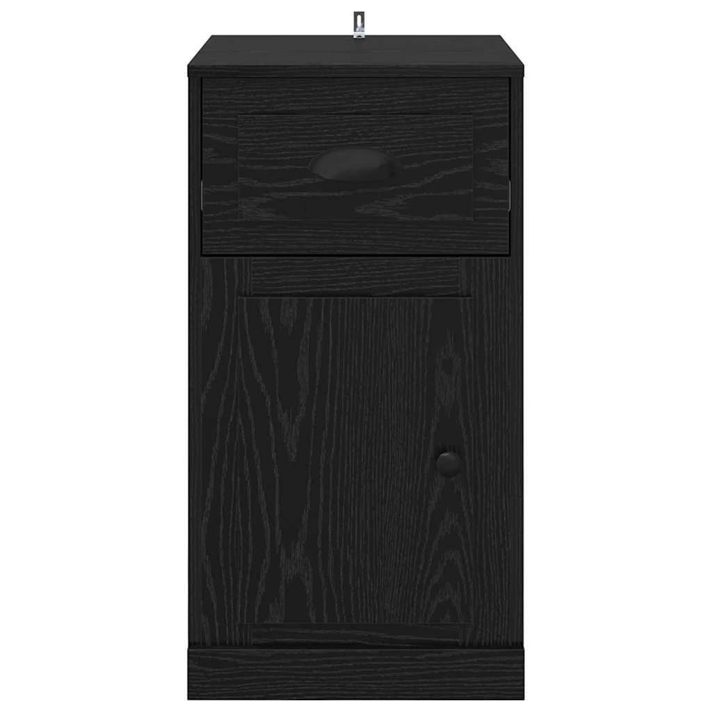 Šoninė spintelė Juodas ąžuolas 40 x 50 x 75 cm Apdirbta mediena