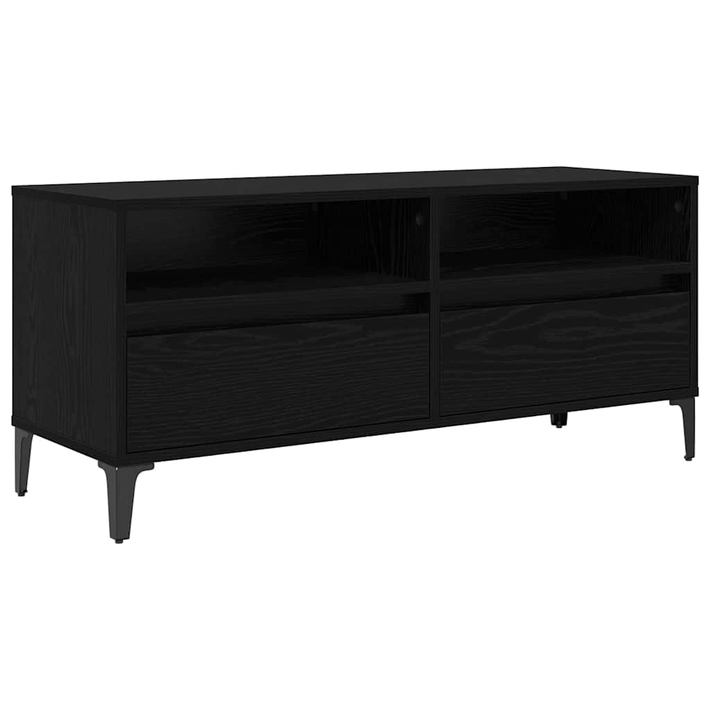 TV skapītis melns ozols 100 x 34,5 x 44,5 cm