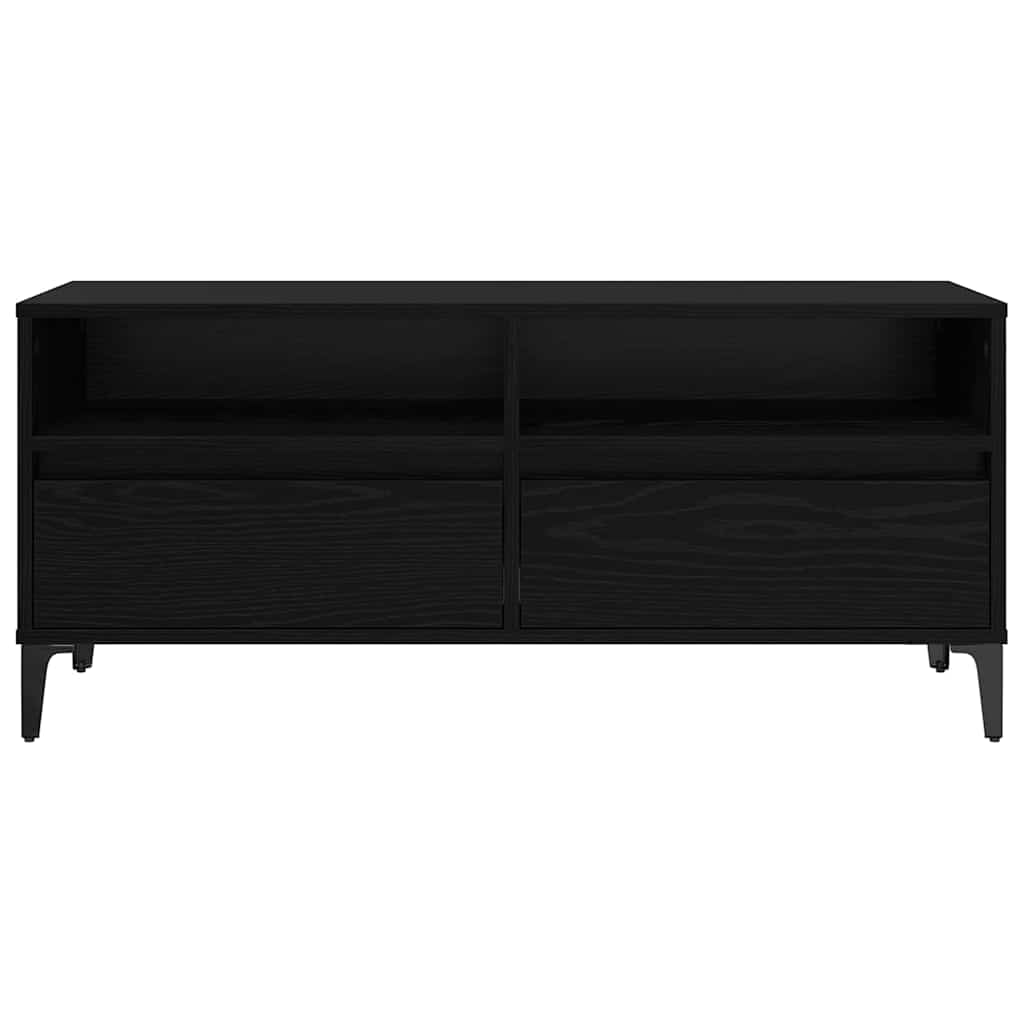TV skapītis melns ozols 100 x 34,5 x 44,5 cm
