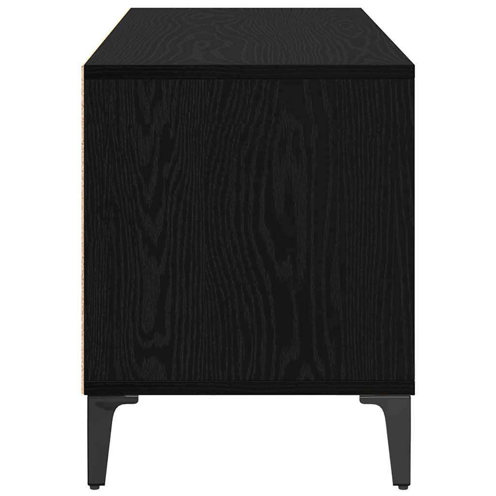 TV skapītis melns ozols 100 x 34,5 x 44,5 cm