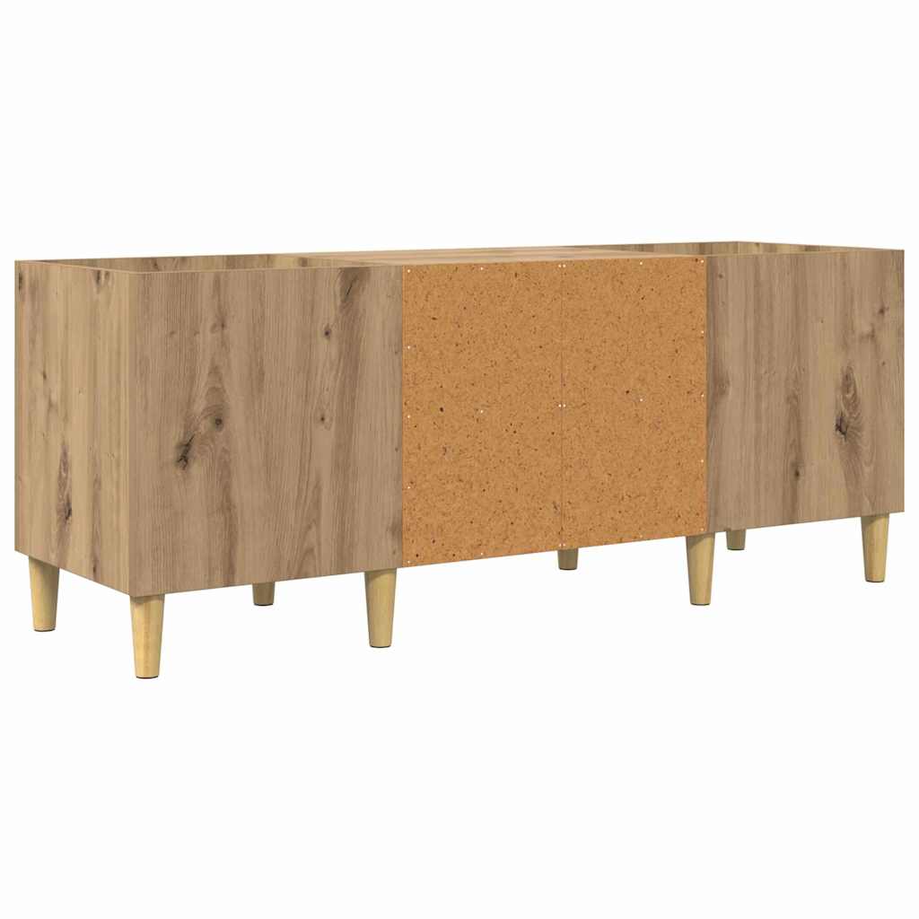 Record cabinet Craftsman oak 121 x 38 x 48 cm
