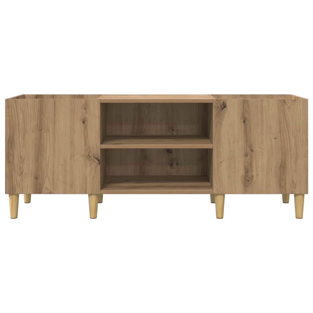 Record cabinet Craftsman oak 121 x 38 x 48 cm