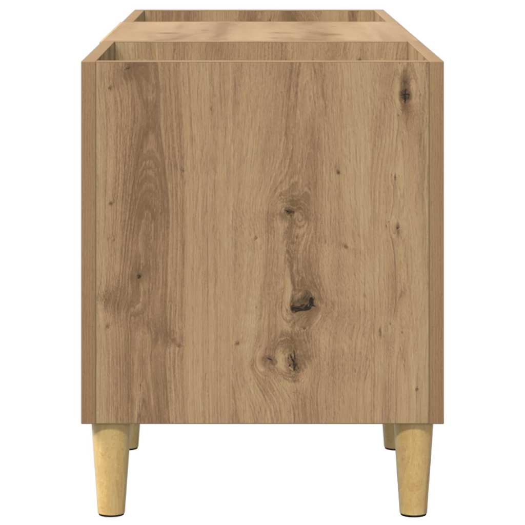 Record cabinet Craftsman oak 121 x 38 x 48 cm