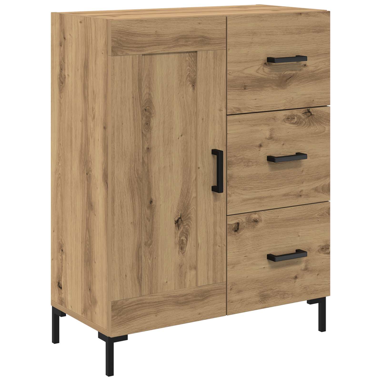 Kabalas artisano ąžuolo 69.5 x 34 x 90 cm Apdirbta mediena