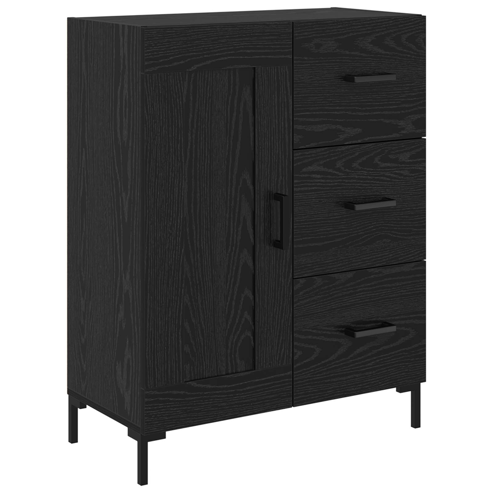 Kabalas melns ozols 69.5 x 34 x 90 cm Apstrādāta koksne