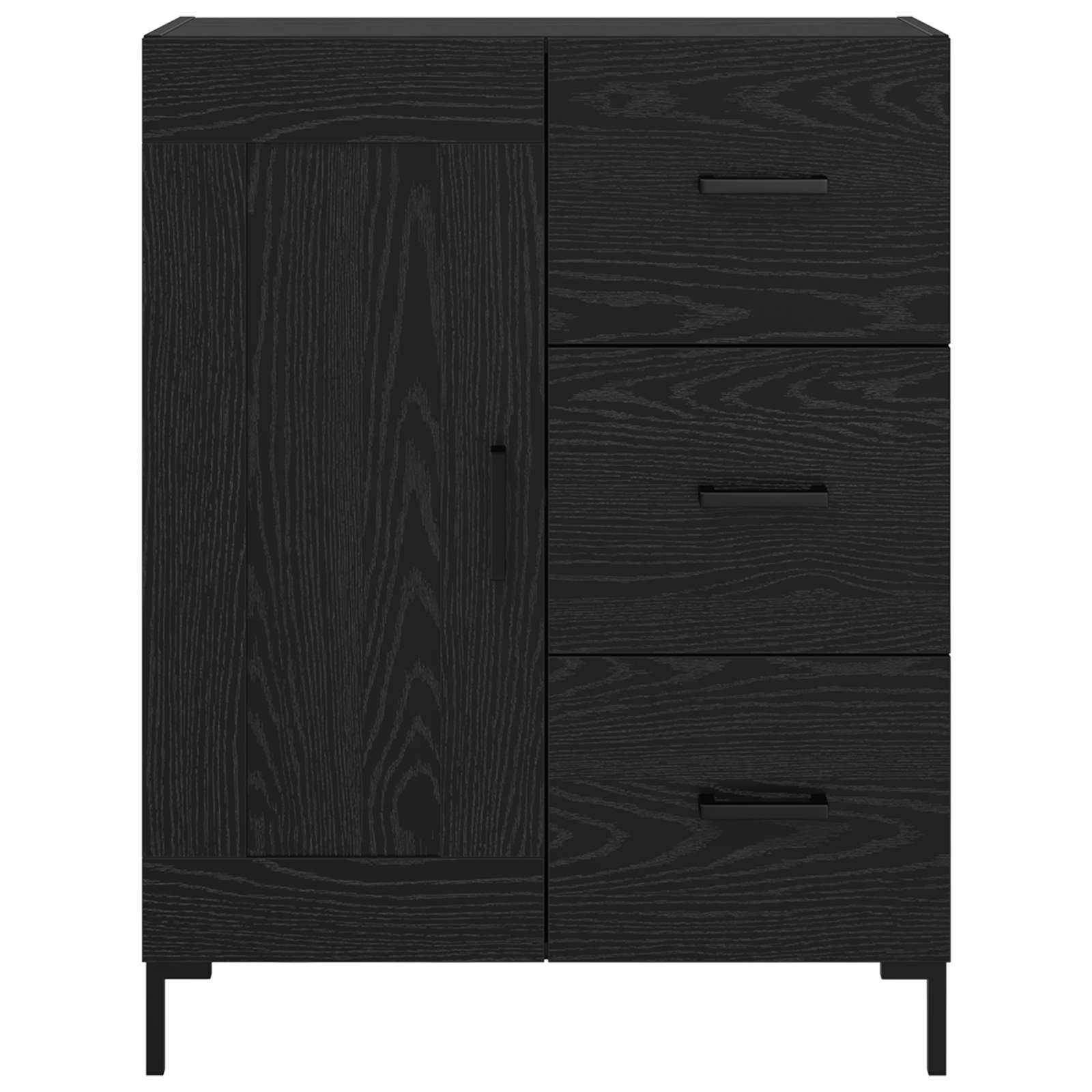 Kabalas melns ozols 69.5 x 34 x 90 cm Apstrādāta koksne