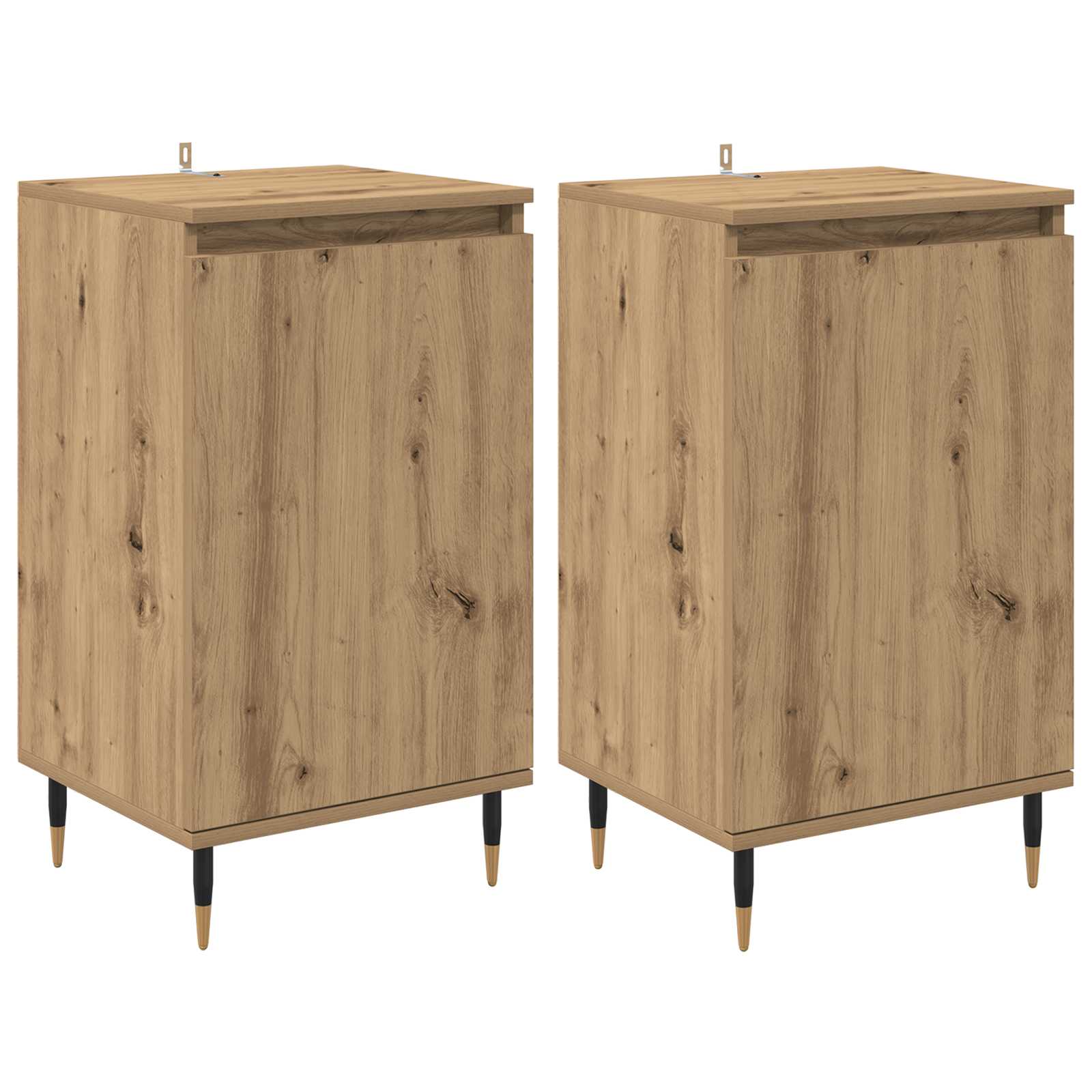 Kabalas 2 pcs Amatininkų ąžuolas 40 x 35 x 70 cm