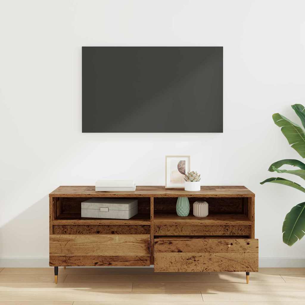 TV skapītis, antīks koks 100 x 34,5 x 44,5 cm