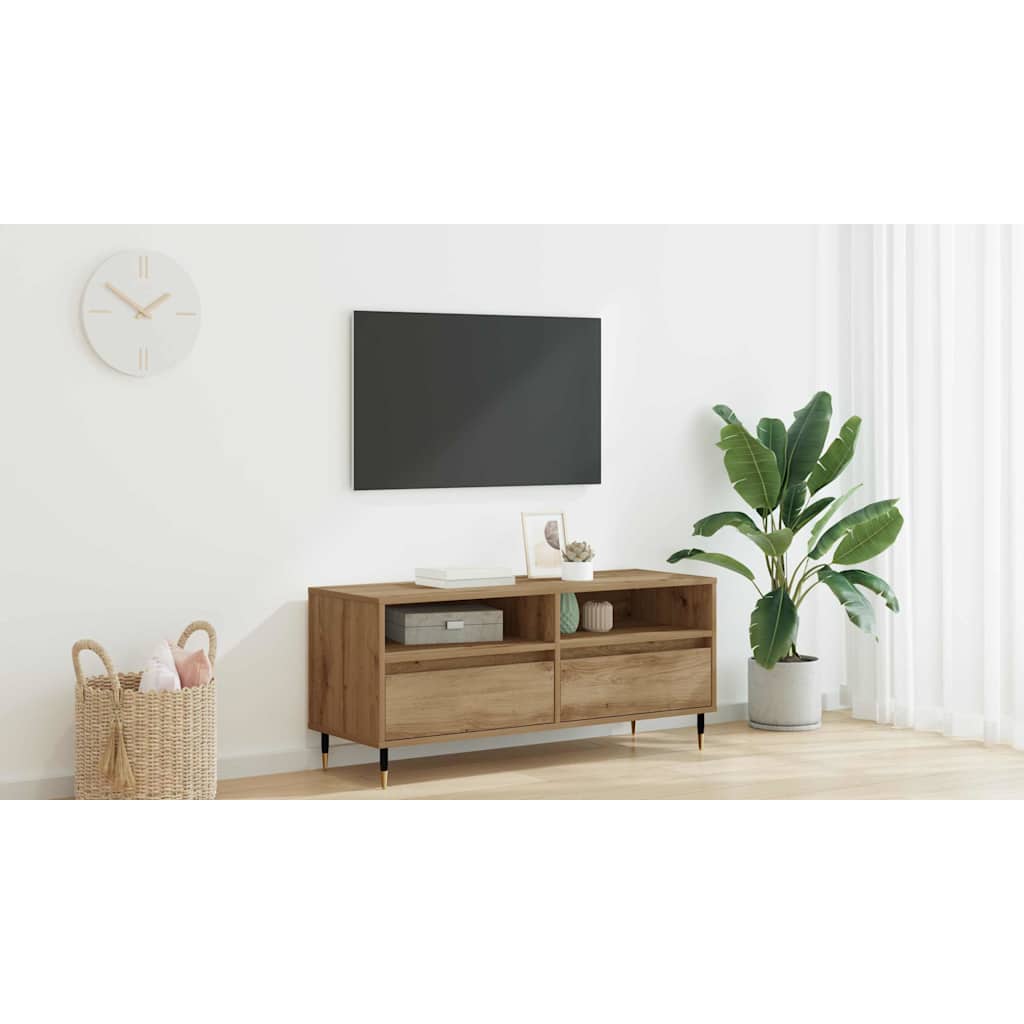 Televizoriaus spintelė Amatininkų ąžuolas 100 x 34,5 x 44,5 cm