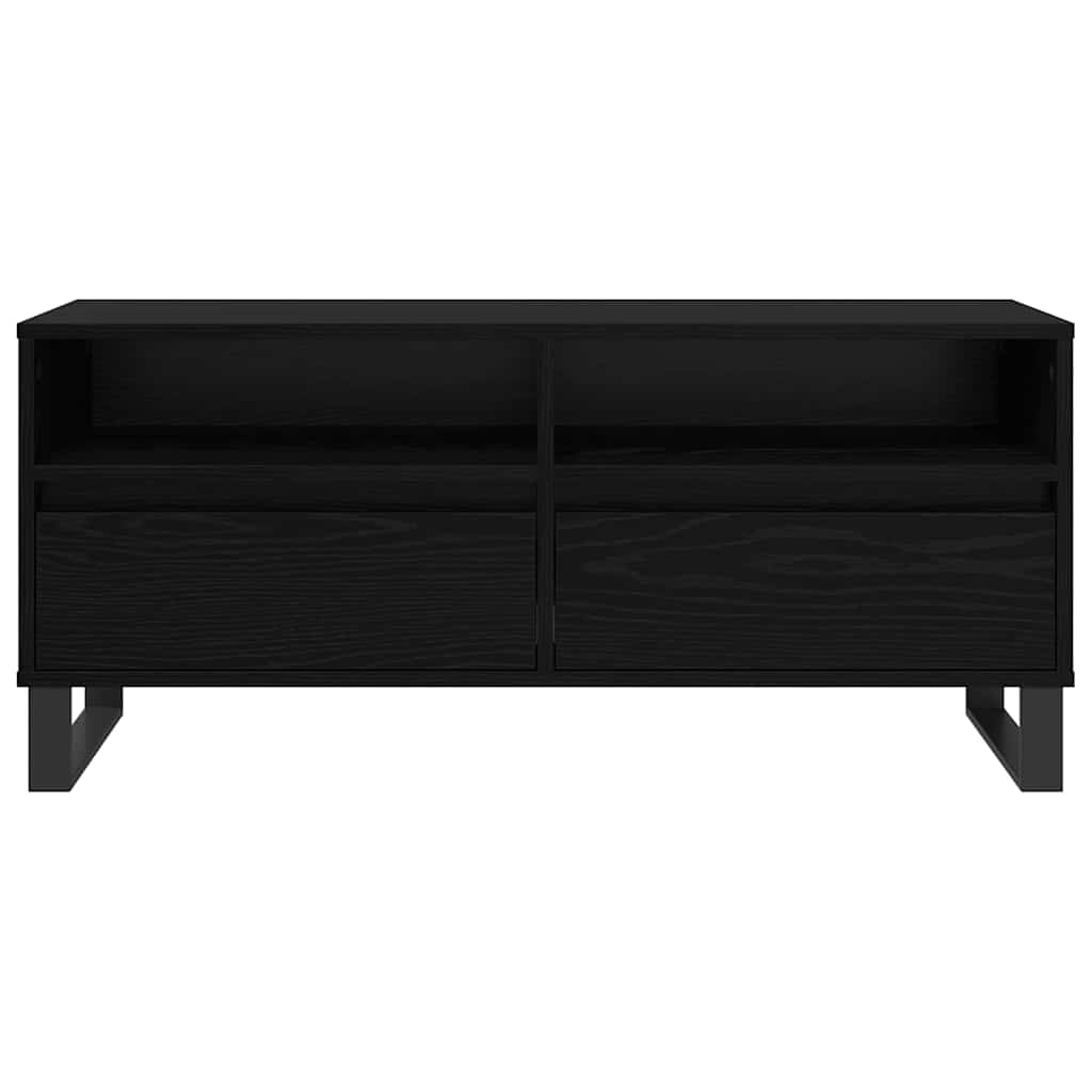 TV skapītis melns ozols 100 x 34,5 x 44,5 cm