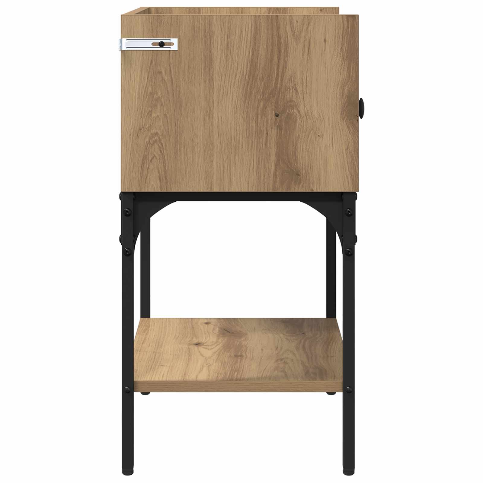 Naktinis staliukas 2 pcs Amatininkų ąžuolas 40 x 29 x 60 cm