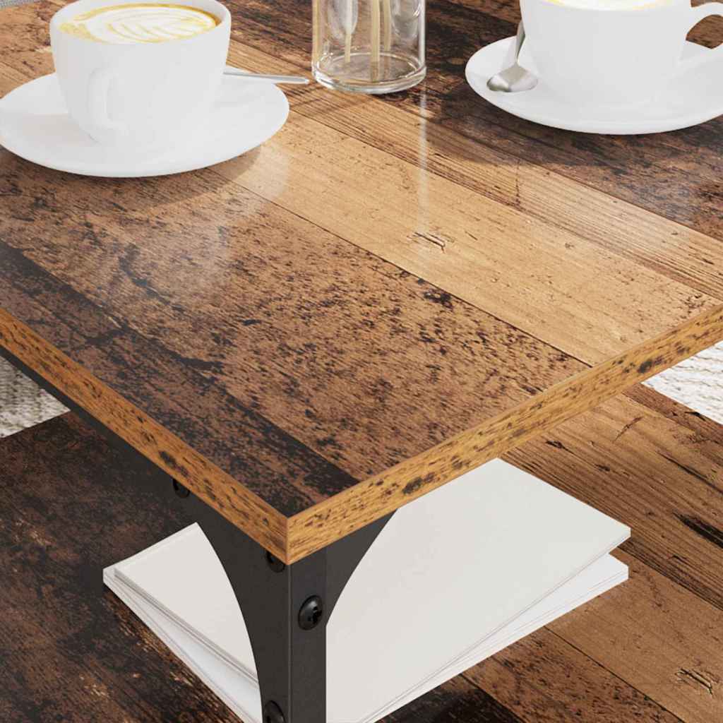 Coffee Table Antique Wood 55 x 55 x 40 cm