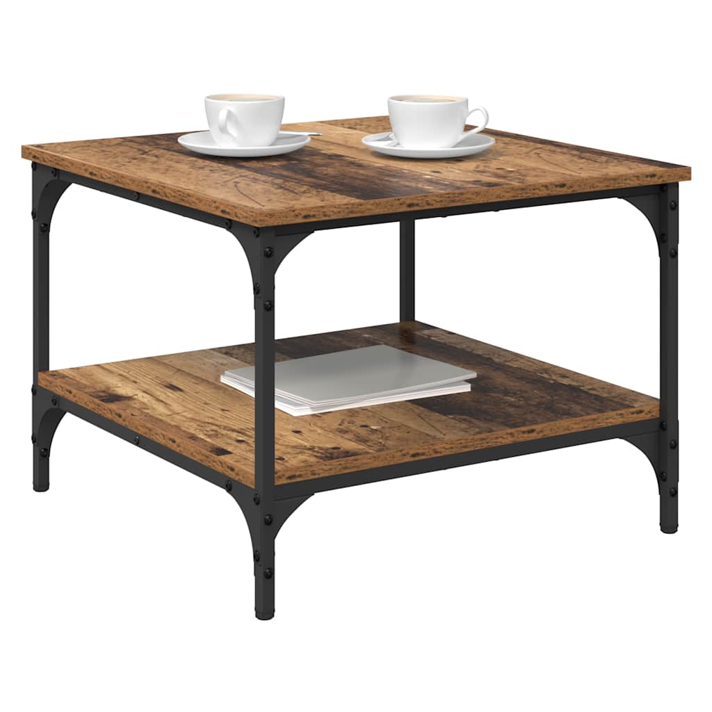 Coffee Table Antique Wood 55 x 55 x 40 cm