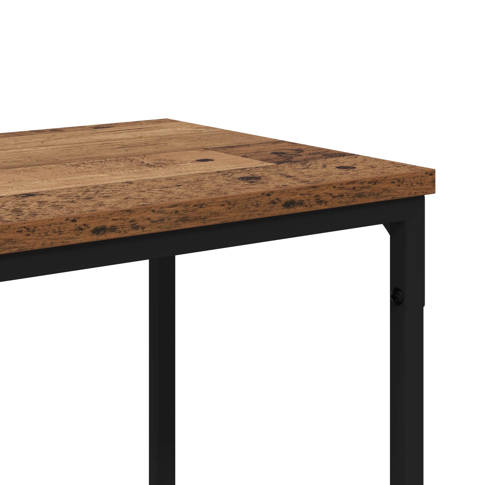 Konsolinis stalas su lentyna Senovinis medis 160 x 30 x 75 cm