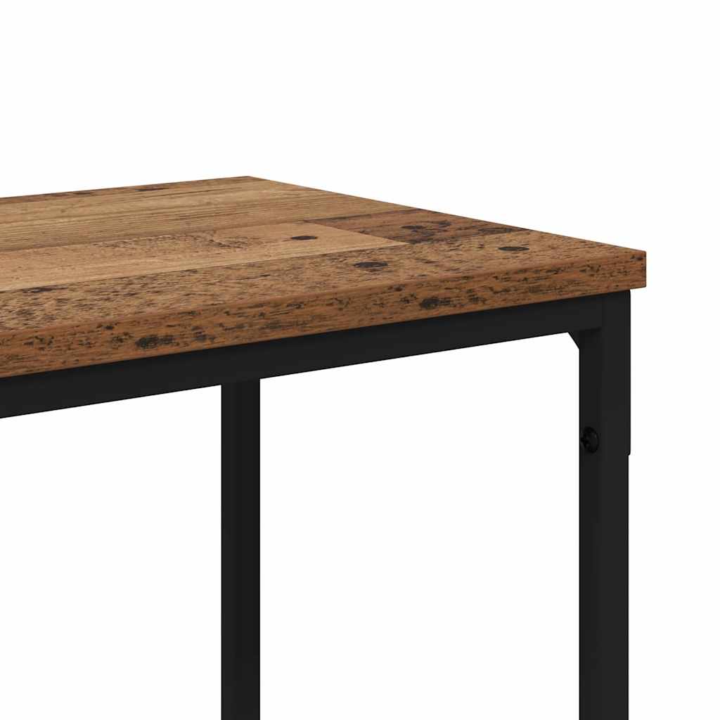 Konsoles galds ar plauktu Antīks koks 180 x 30 x 75 cm