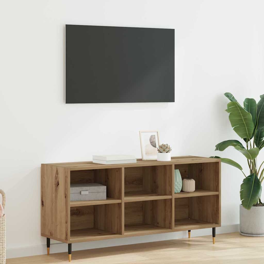TV skapītis, amatnieku ozols, 103,5 x 30 x 50 cm